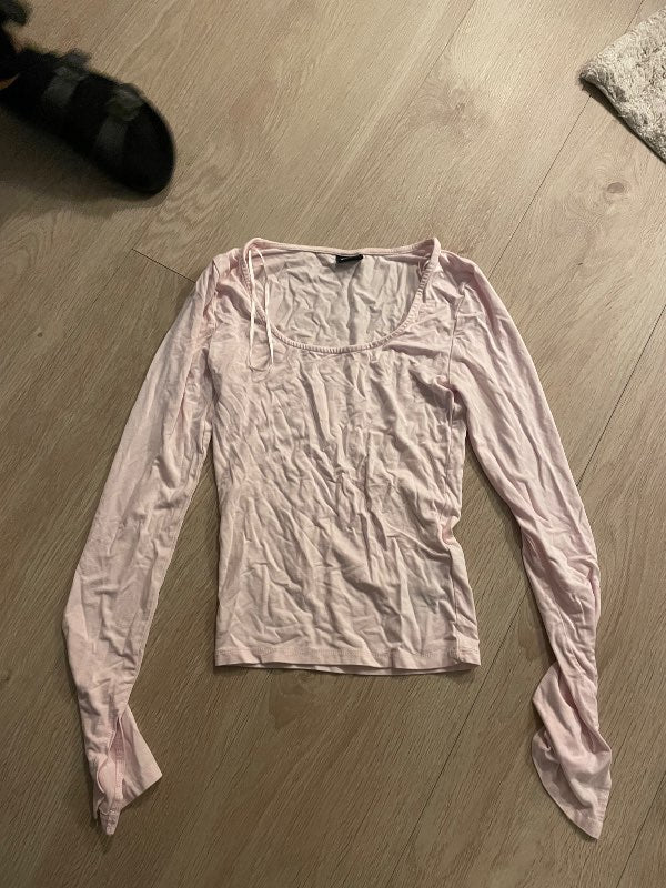 ljósbleikur langerma