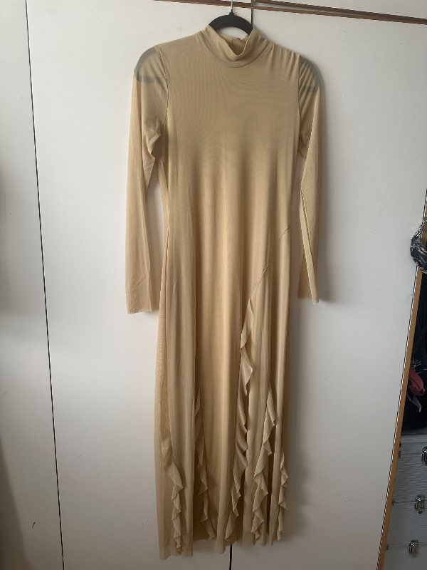 Drappaður síður kjóll ZARA