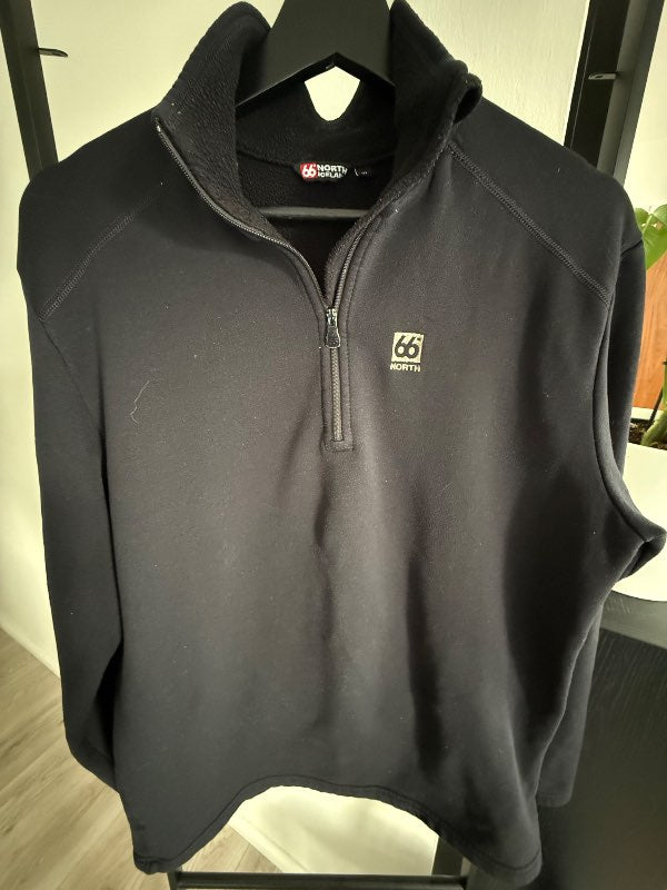 66 North Black Vik blouse