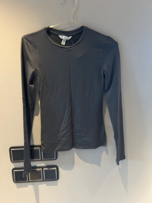 H&M langermabolur - Steingrár