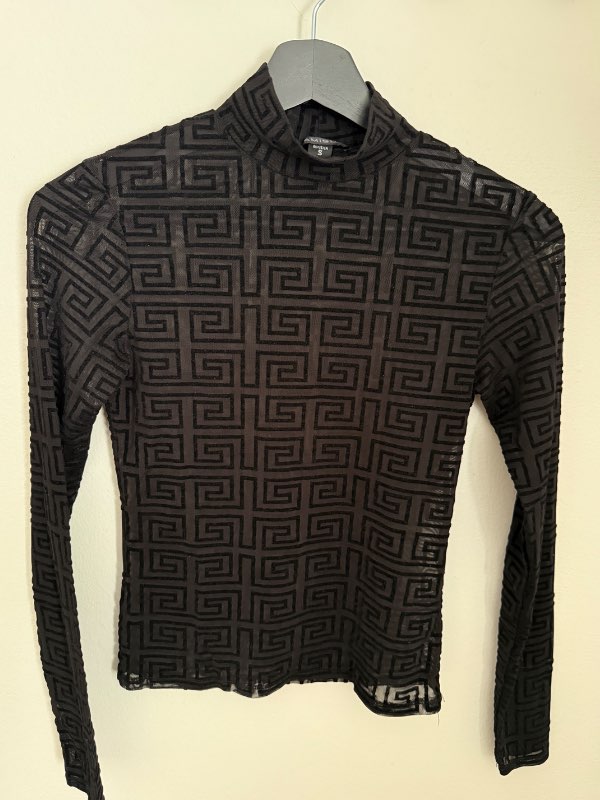 Amisu black blouse