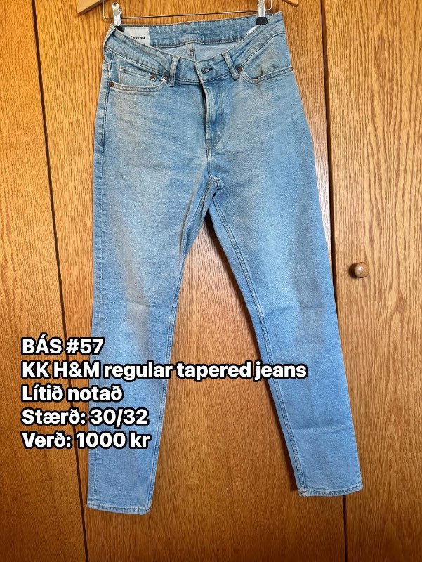 H&M regular tapered jeans