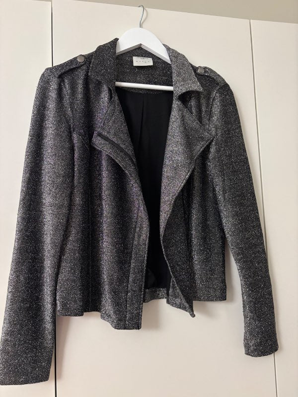 Silfraður Glimmer jakki Vero Moda