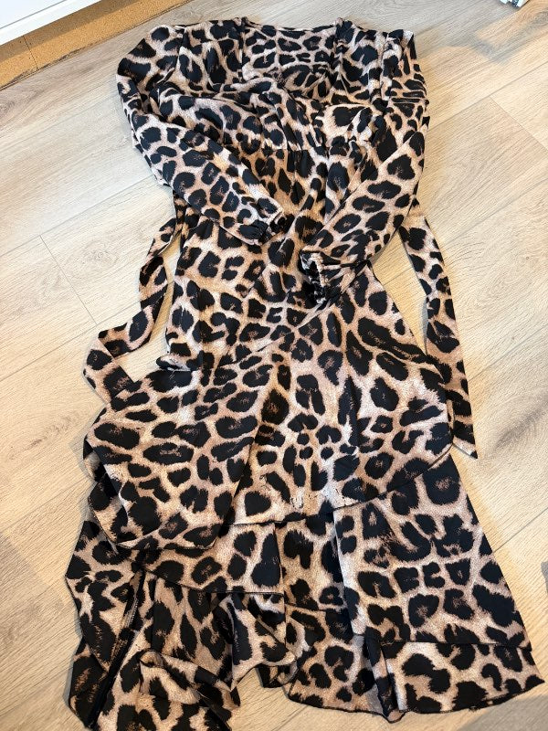 Kjóll Leopard síður