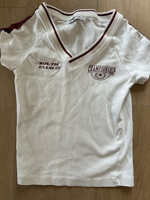South club white shirt