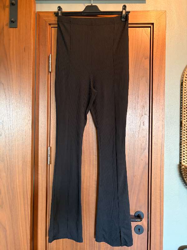 Meðg.buxur flare/klauf