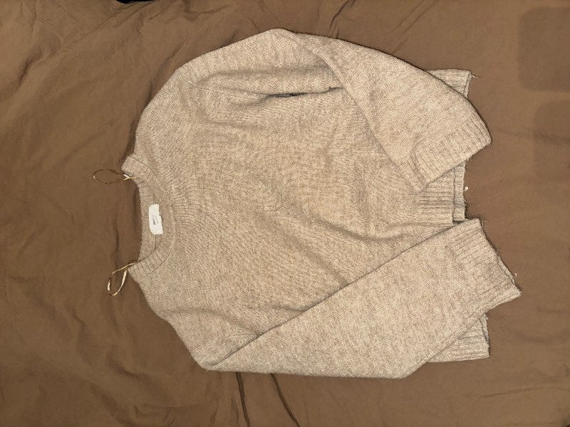 Brún knit peysa