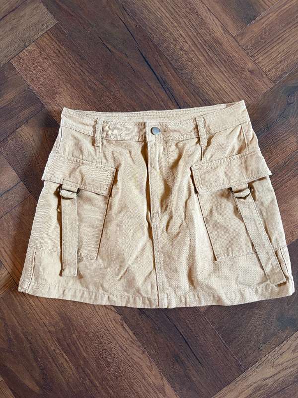 Cargo pils beige