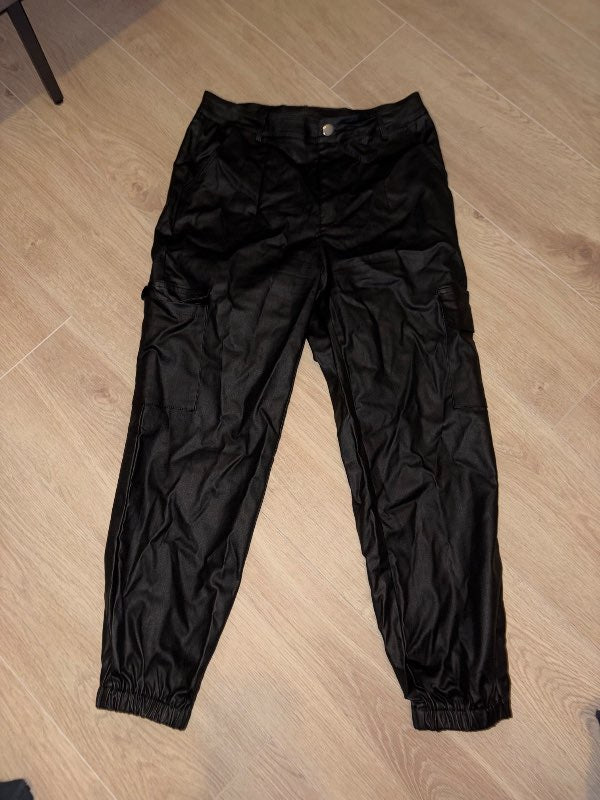 Cargo pleður buxur