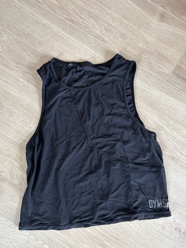 Gymshark svartur bolur rækt
