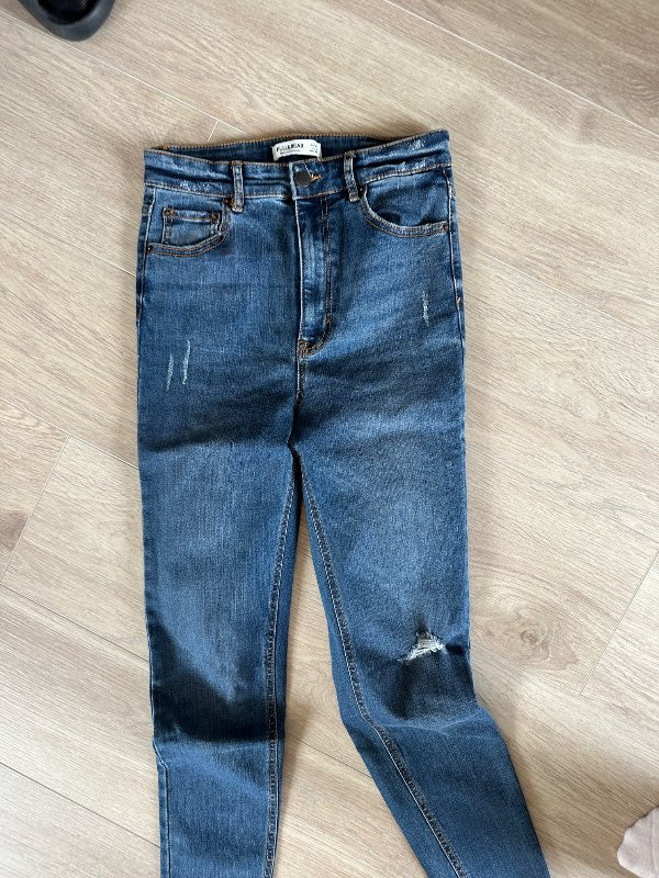 Pull&bear báar þröngar gallabuxur