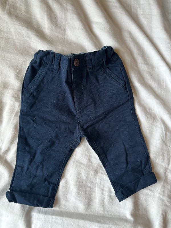 Zara gallabuxur bláar