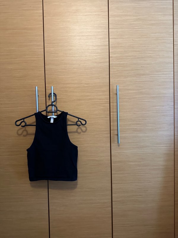 Crop toppur - svartur