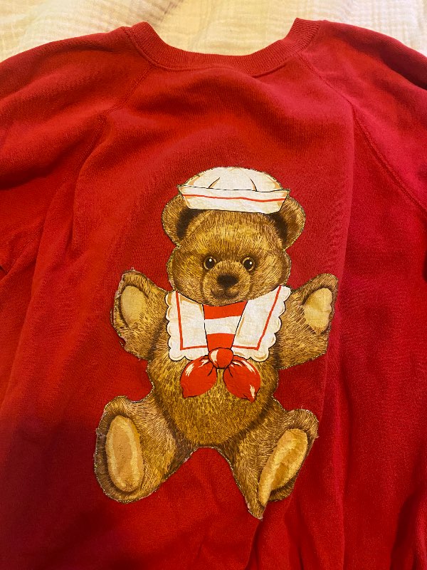 Teddy bear sweater