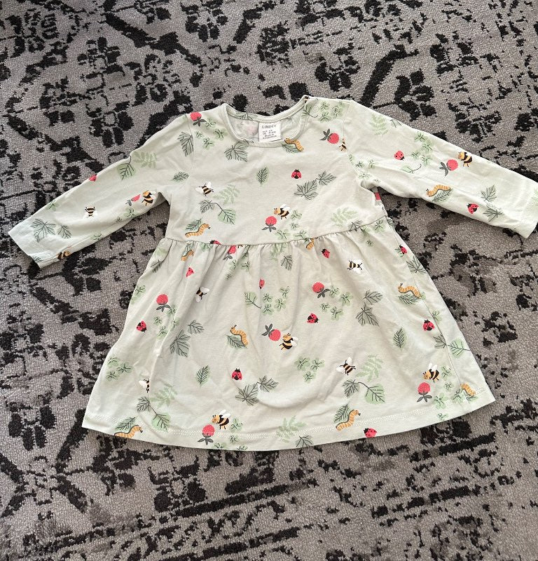 Grænn kjóll lindex