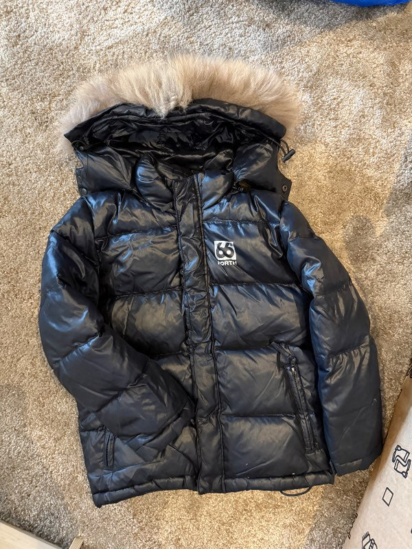 North66 black down jacket