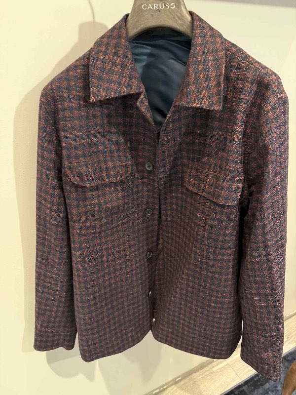 Yfirjakki köflóttur