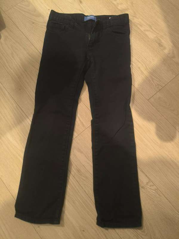 Gallabuxur, svartar. Old Navy