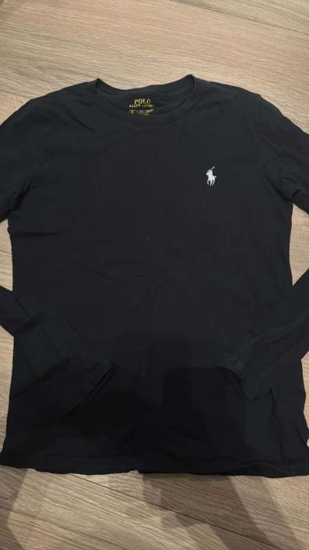 Ralph Lauren - Svartur síðermabolur