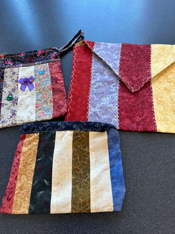 Bútasaums töskur/pokar