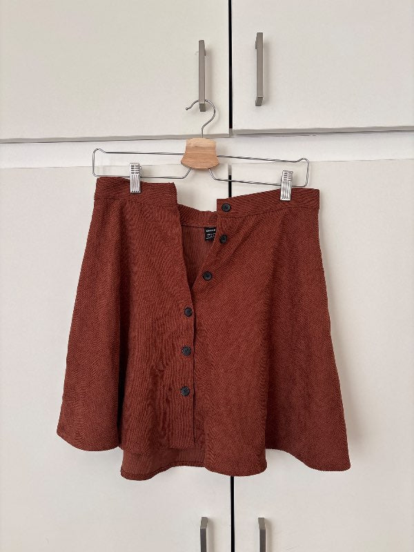 Skirt short brown