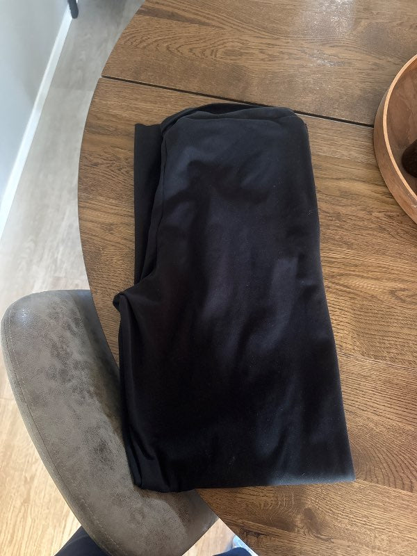 Aimn black sense wide pants