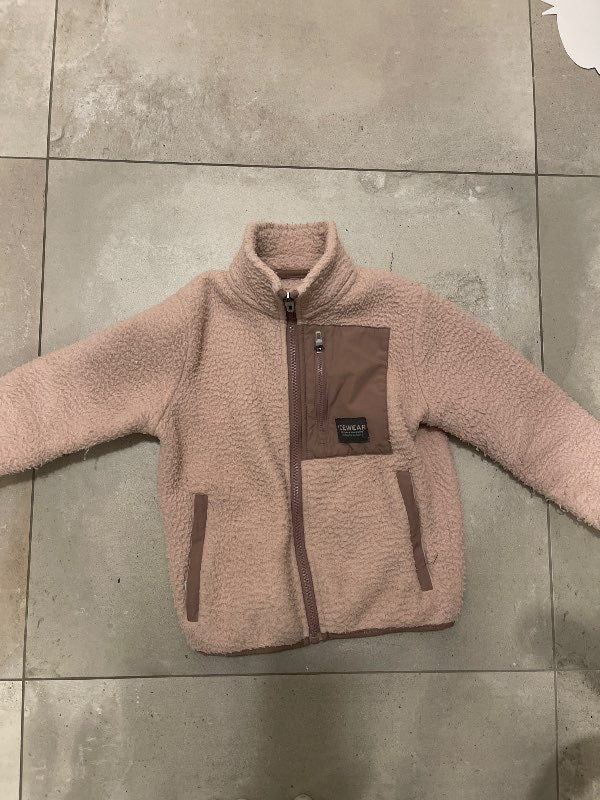 Flíspeysa bleik icewear