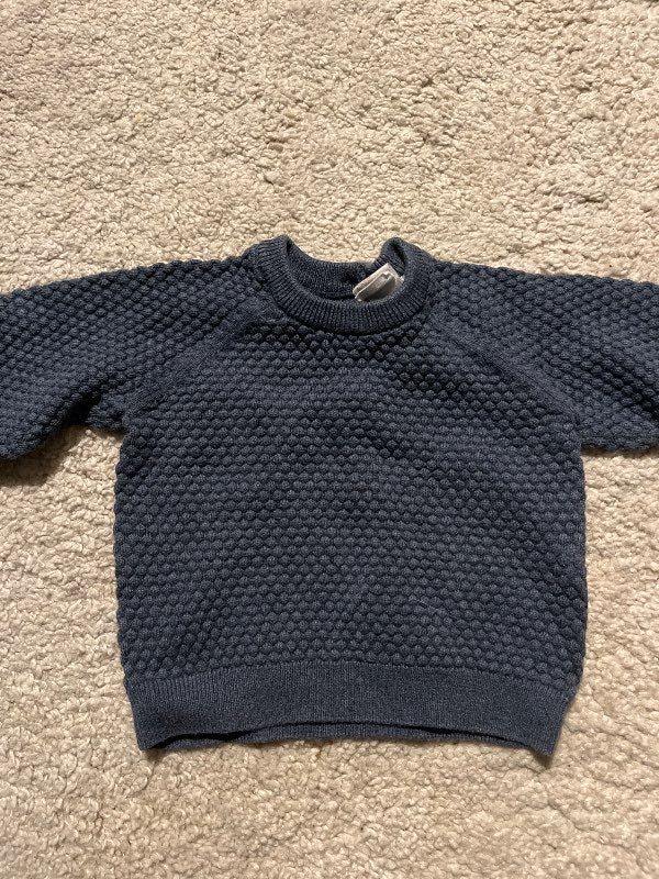h&m blá peysa