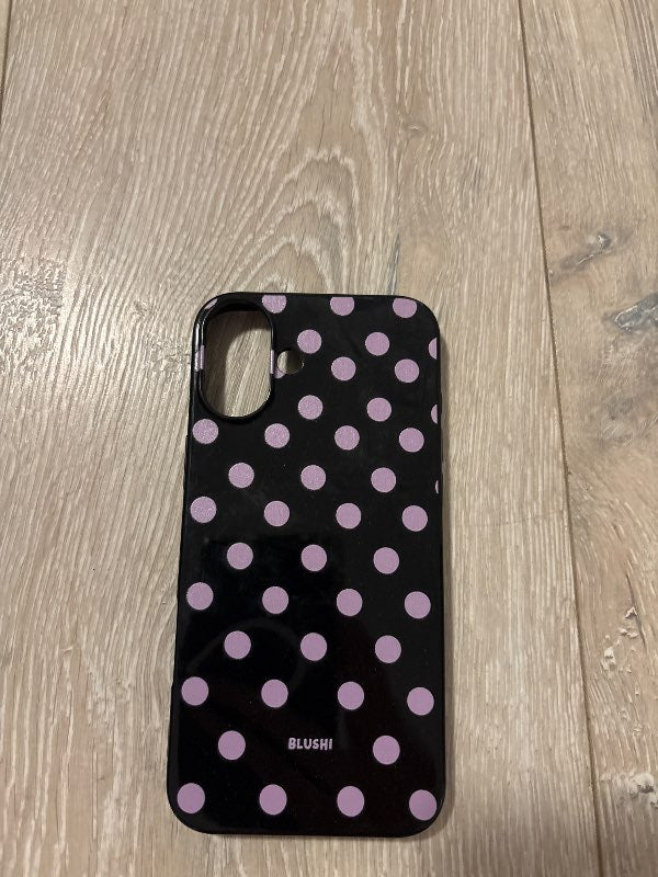 Svart doppur iPhone 16 plus