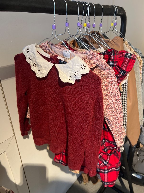 Prjónapeysa rauð ný