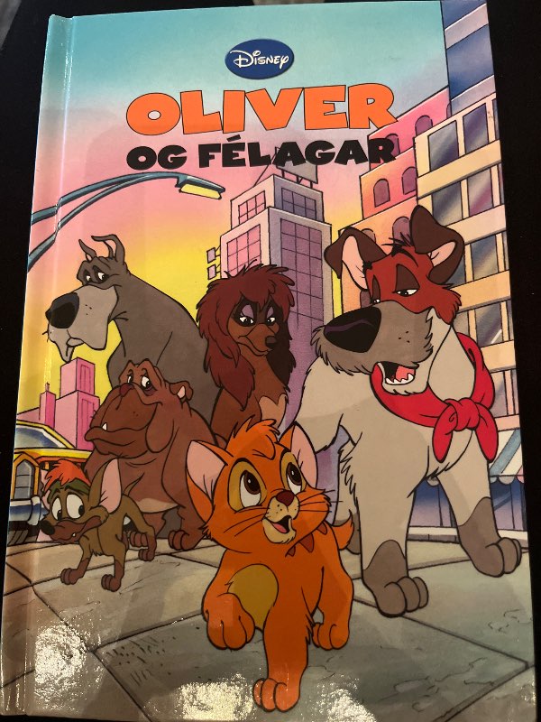 Disney bók Oliver og félagar