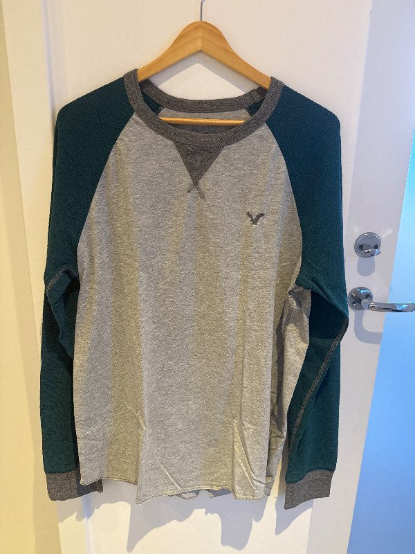 Herra síðerma bolur