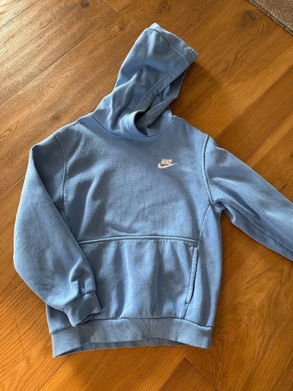 Nike Blá hettupeysa