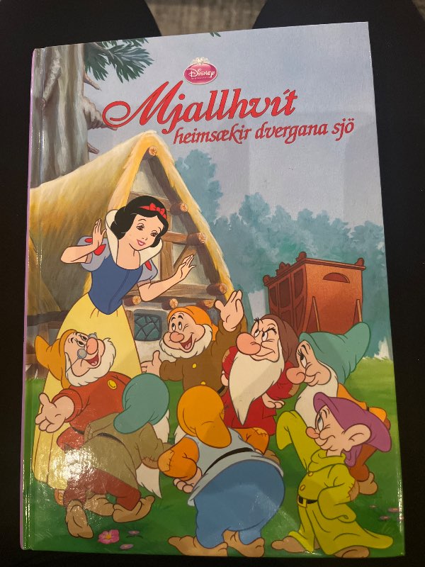 Disney bók Mjallhvít