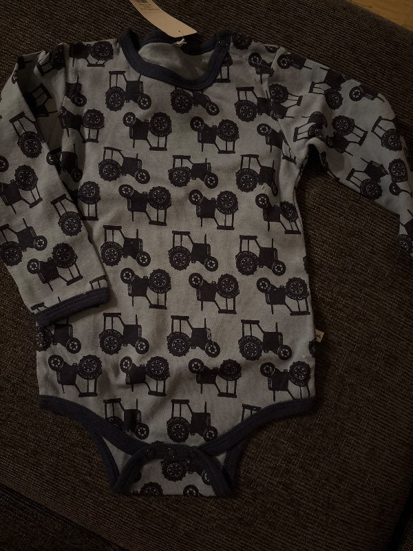 Samfella blá traktor