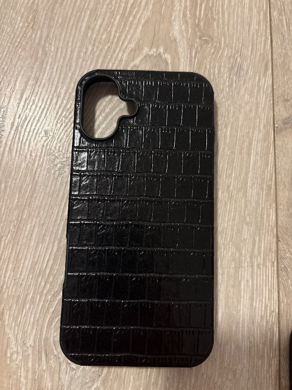 Svart iPhone 16 plús