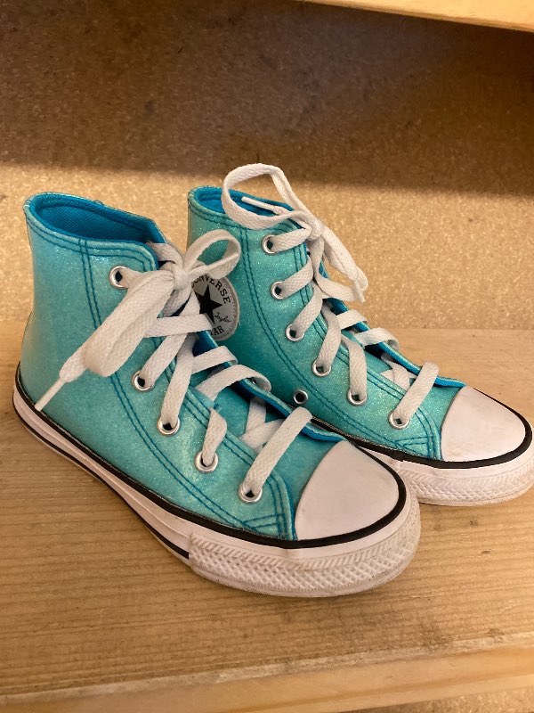 Converse skór glimmer