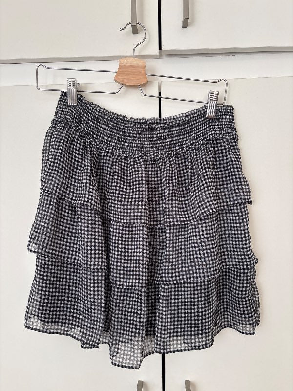 Skirt short black/white