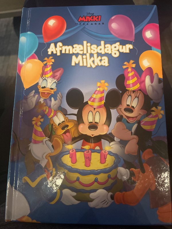 Disney bók Mikki og félagar