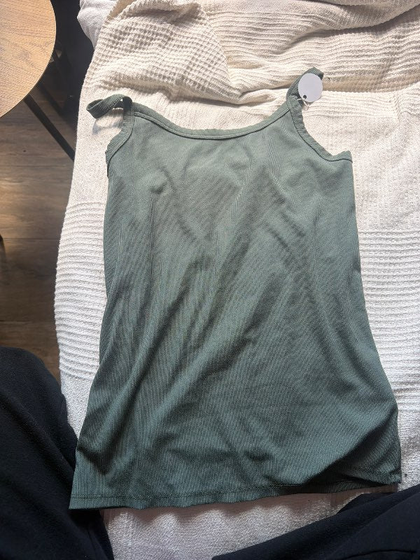 Green tank top