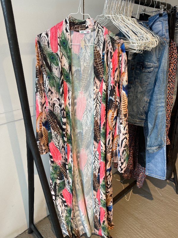 Kimono italy marglitaður