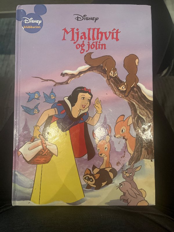 Disney bók Mjallhvít og jólin