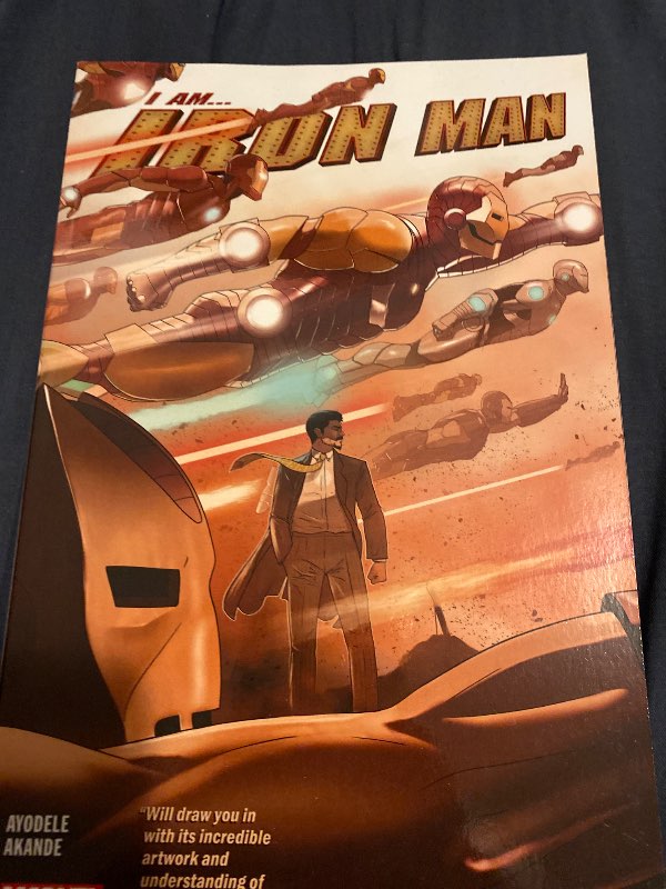 I am Iron Man comic. B