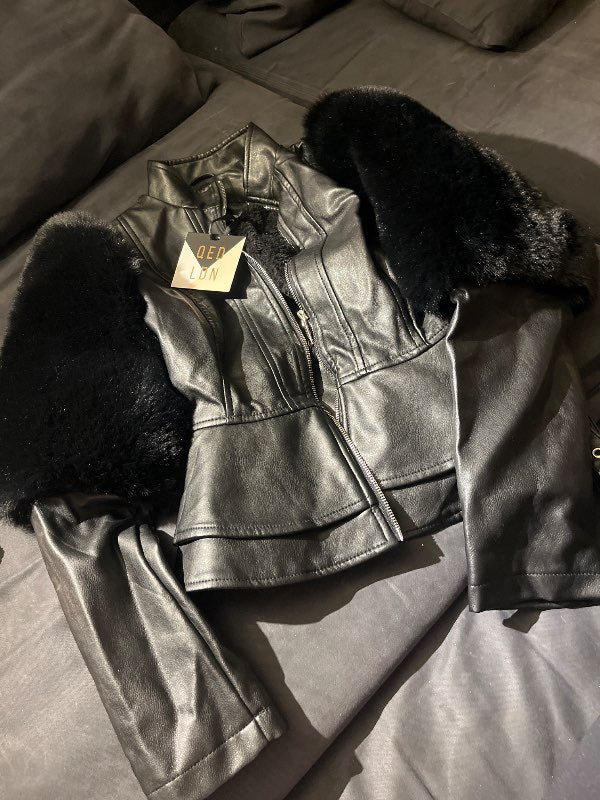 leður jakki qed ldn