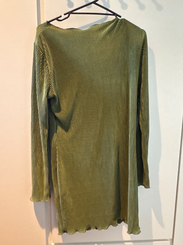 Moss green dress