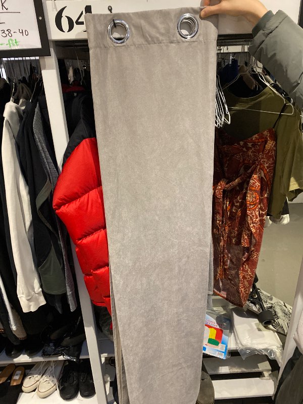 2 Curtains gray ikea