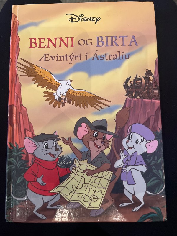 Disney bók Benni og Birta ævintýri í Ástralíu