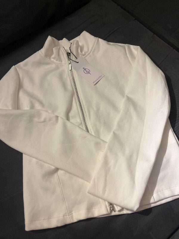 stradivarius hvít peysa