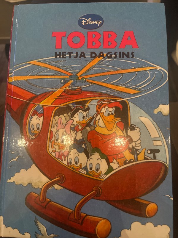 Disney bók Tobba hetja dagsin