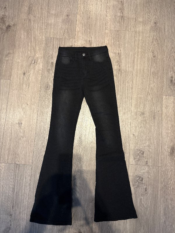 Svartar gallabuxur G